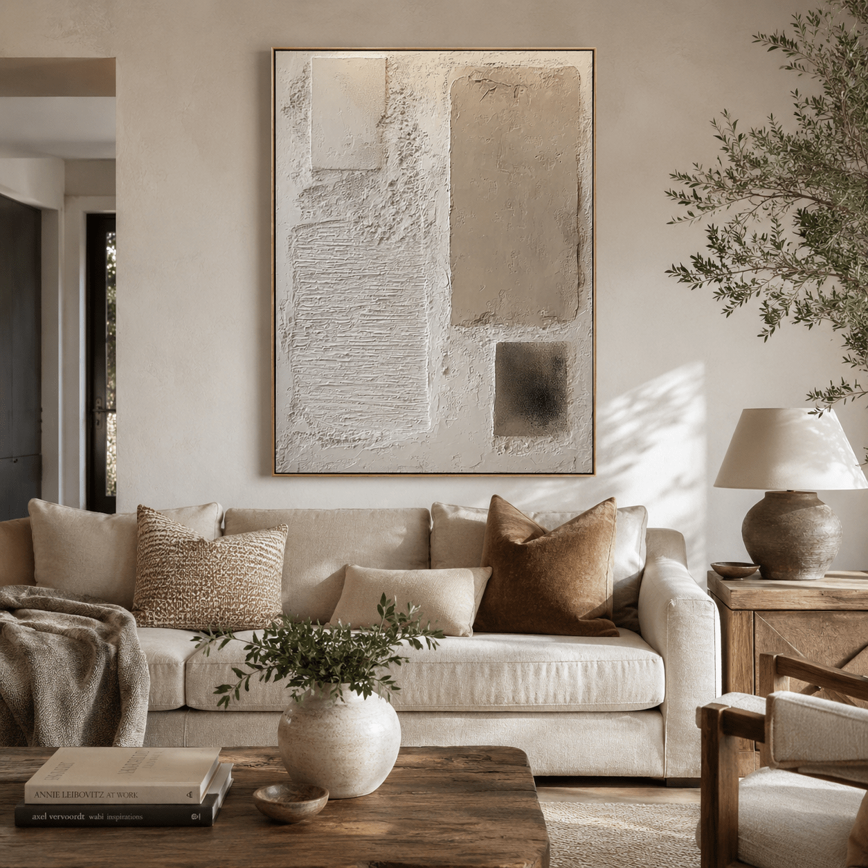 3D Textured Wabi - Sabi Wall Art EC0018 - Viral Wall Art